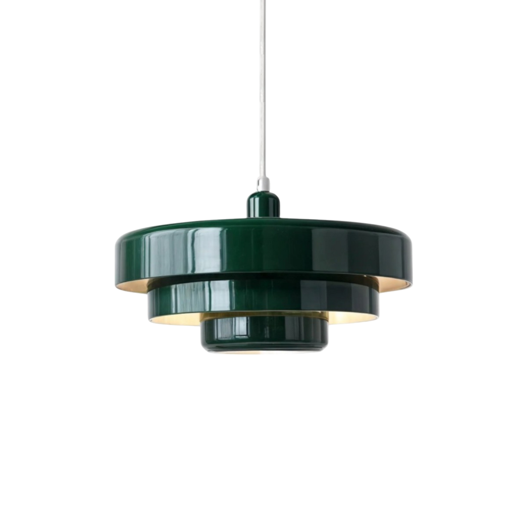 Lampada a sospensione in vetro a più livelli stile Bauhaus per montaggio a soffitto | Rosalyssa
