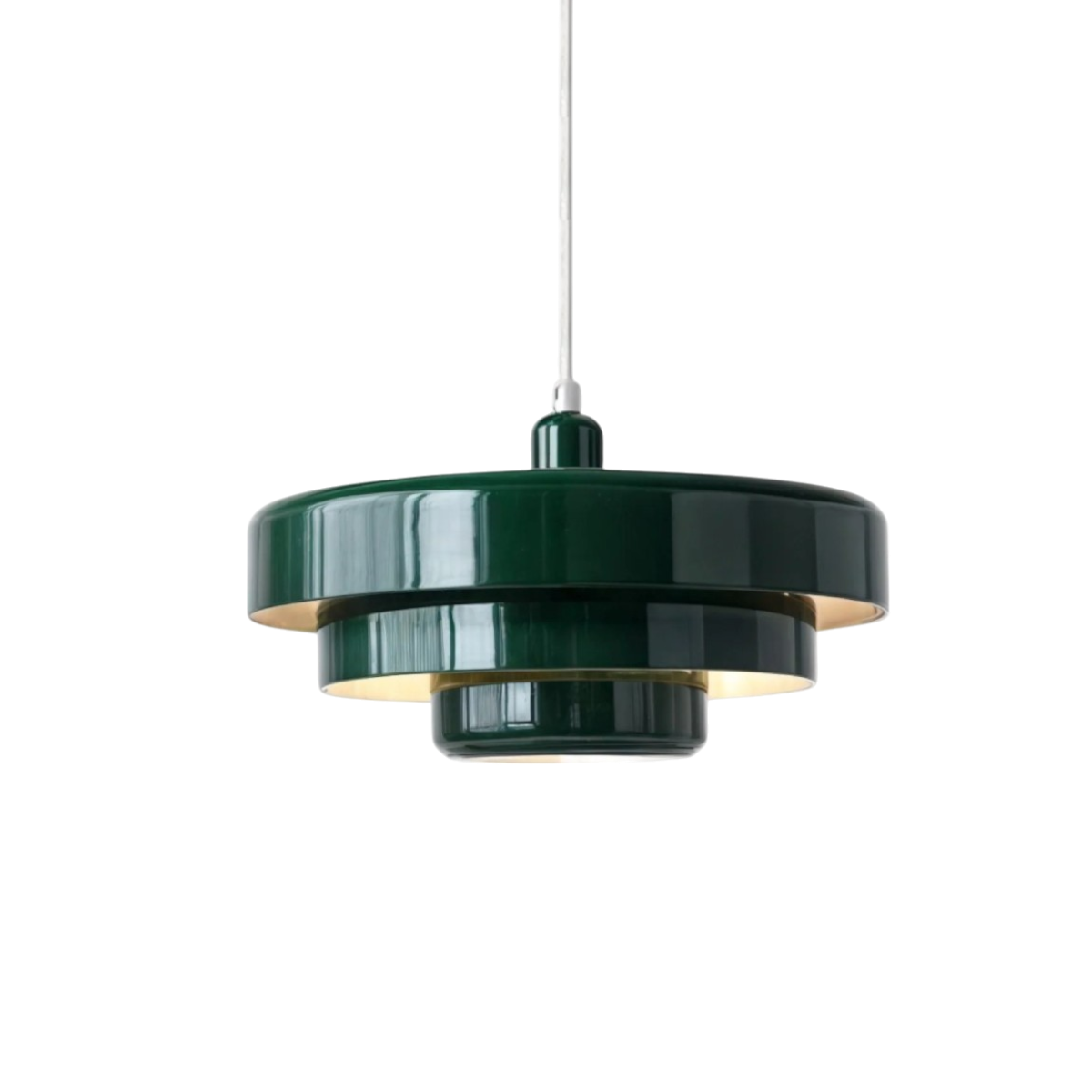 Lampada a sospensione in vetro a più livelli stile Bauhaus per montaggio a soffitto | Rosalyssa