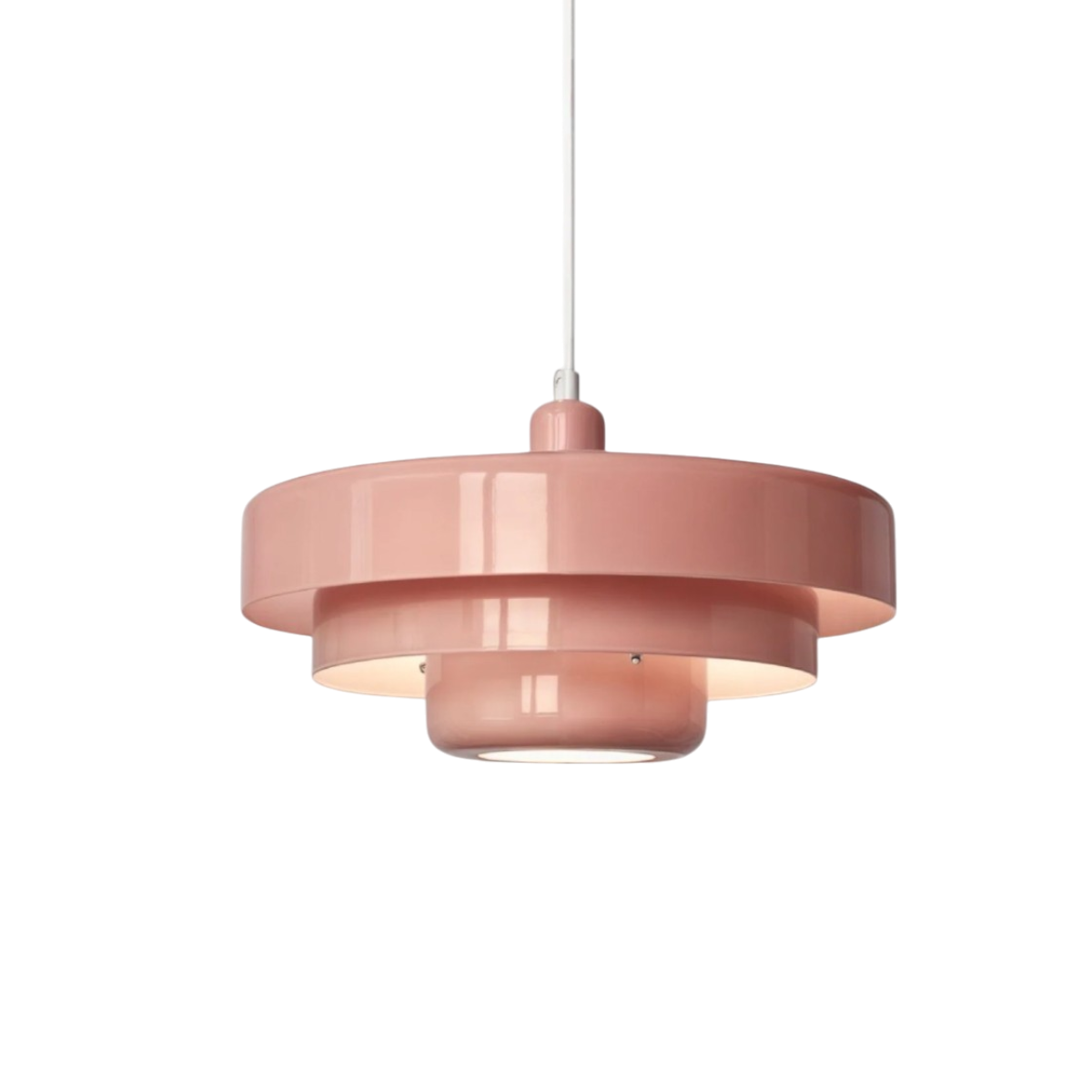 Lampada a sospensione in vetro a più livelli stile Bauhaus per montaggio a soffitto | Rosalyssa