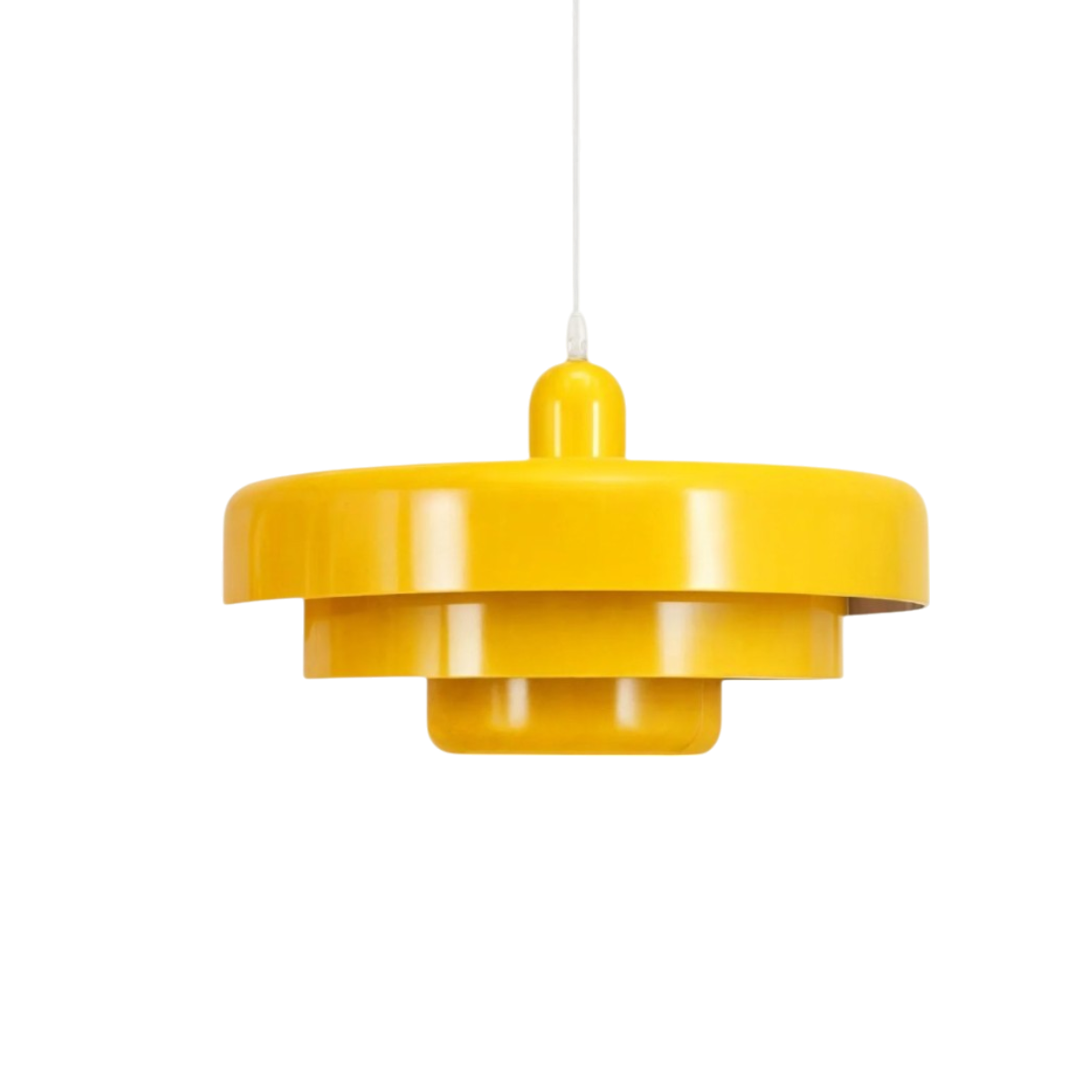 Lampada a sospensione in vetro a più livelli stile Bauhaus per montaggio a soffitto | Rosalyssa
