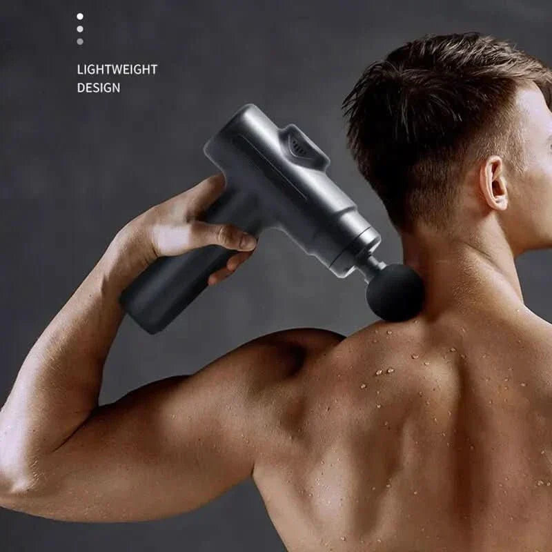 VitaPulse 8 Elektrische Massagepistole mit 8 Aufsätzen für Tiefengewebsmassage