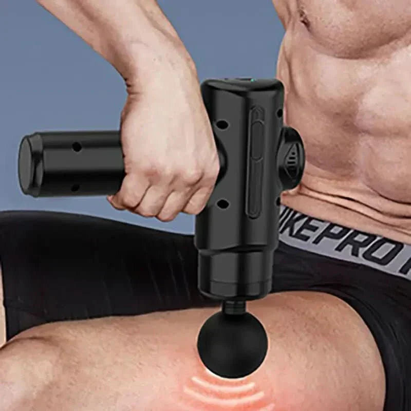 VitaPulse 8 Elektrische Massagepistole mit 8 Aufsätzen für Tiefengewebsmassage
