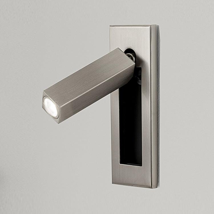 Slim Wall-Mounted Bedside Light With Built-In Table