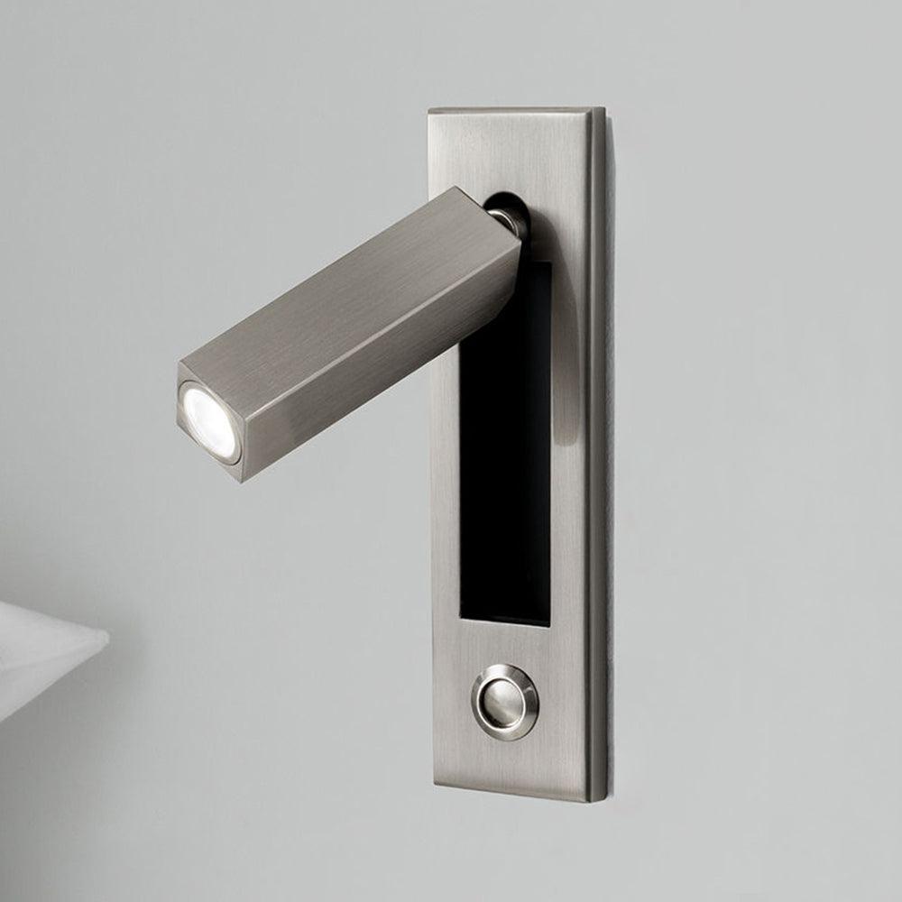 Slim Wall-Mounted Bedside Light With Built-In Table