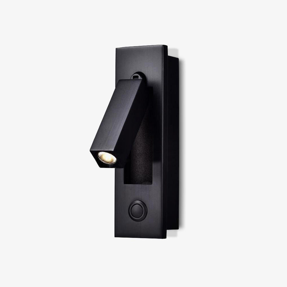 Slim Wall-Mounted Bedside Light With Built-In Table