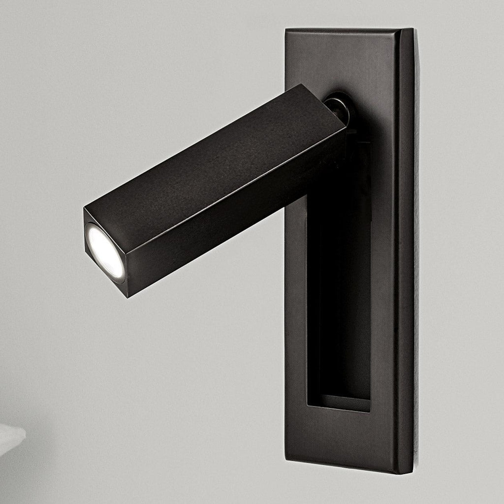 Slim Wall-Mounted Bedside Light With Built-In Table