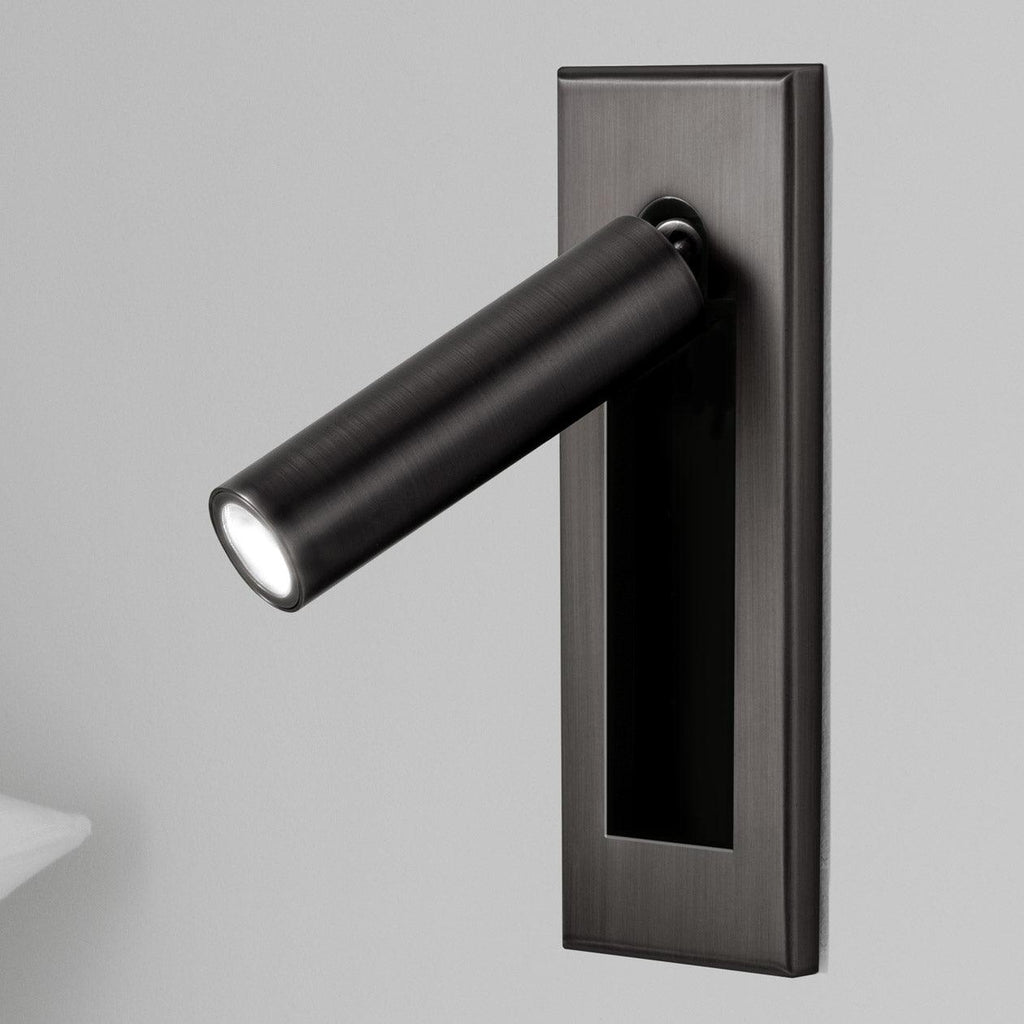 Slim Wall-Mounted Bedside Light With Built-In Table