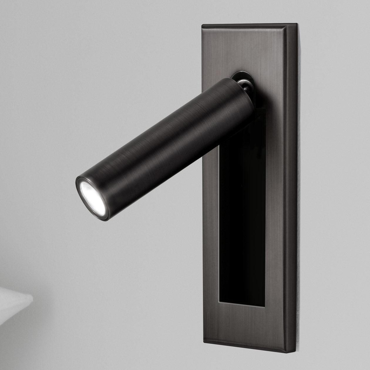 Slim Wall-Mounted Bedside Light With Built-In Table
