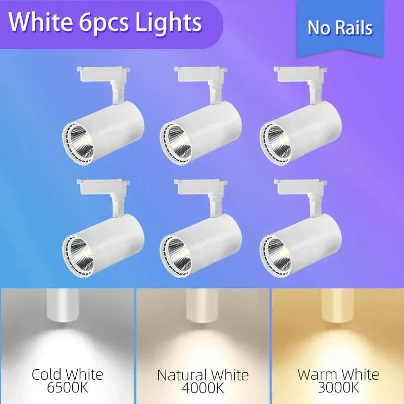 Proiector LED NovaGlow pentru spații de locuit cu unghi de iluminare reglabil