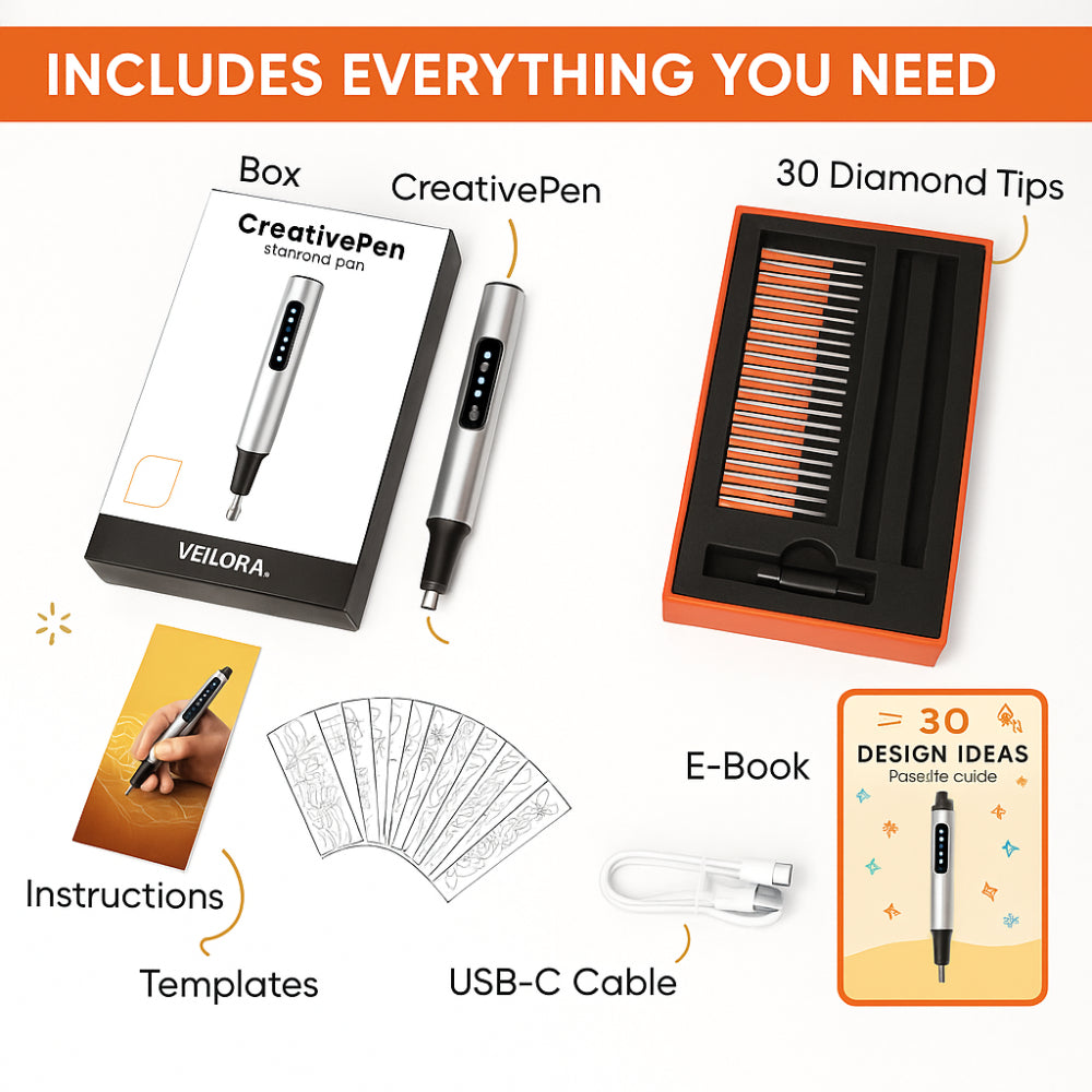 قلم نقش كهربائي للتخصيص الدقيق في مشاريع الأعمال اليدوية