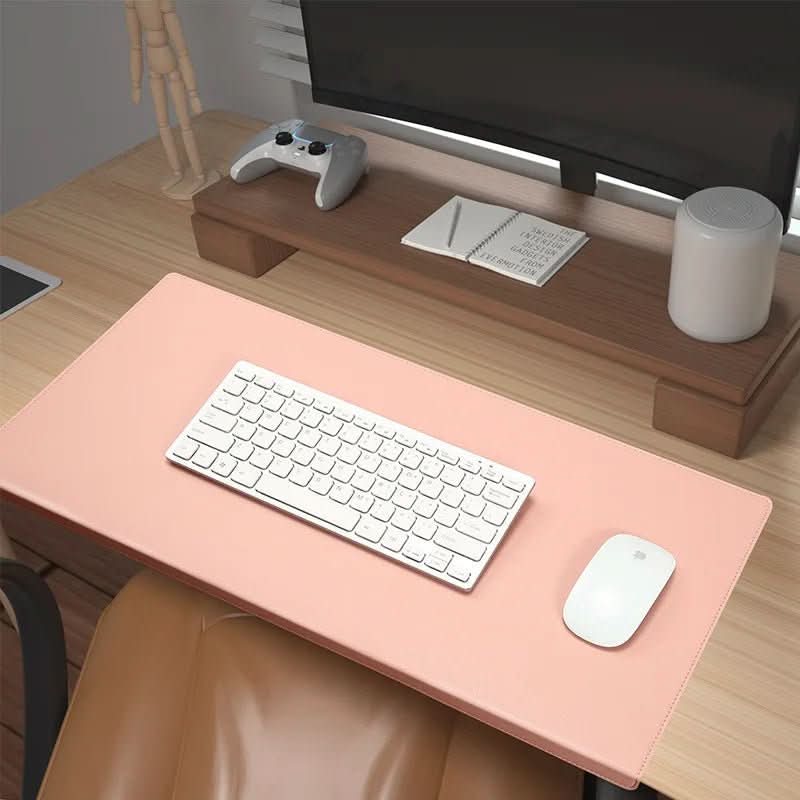 NimbusDesk ergonomiczna mata na biurko z PU skóry z podparciem nadgarstka