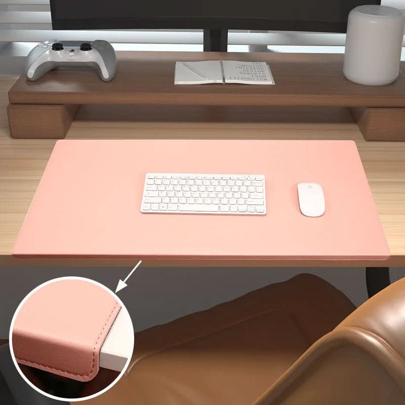 NimbusDesk ergonomiczna mata na biurko z PU skóry z podparciem nadgarstka
