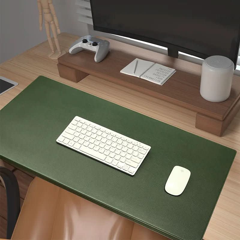 NimbusDesk ergonomiczna mata na biurko z PU skóry z podparciem nadgarstka