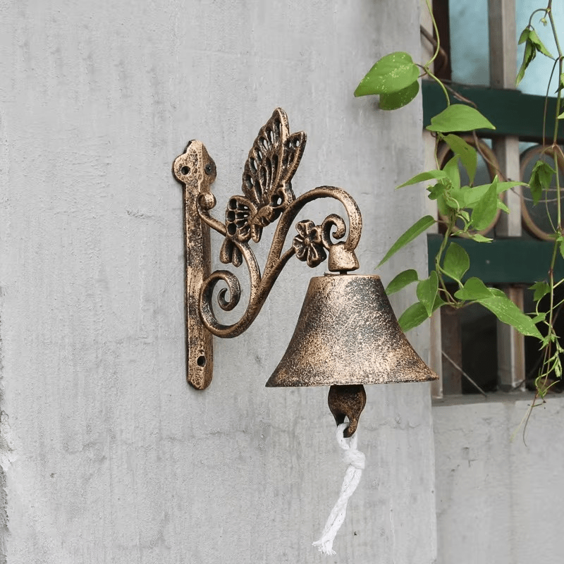 Aurelia Bell Classic Cast Iron Doorbell In Vintage Style For Stylish Entrances