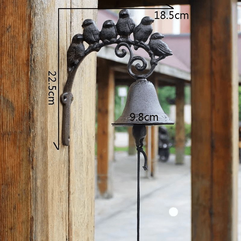 Aurelia Bell Classic Cast Iron Doorbell In Vintage Style For Stylish Entrances