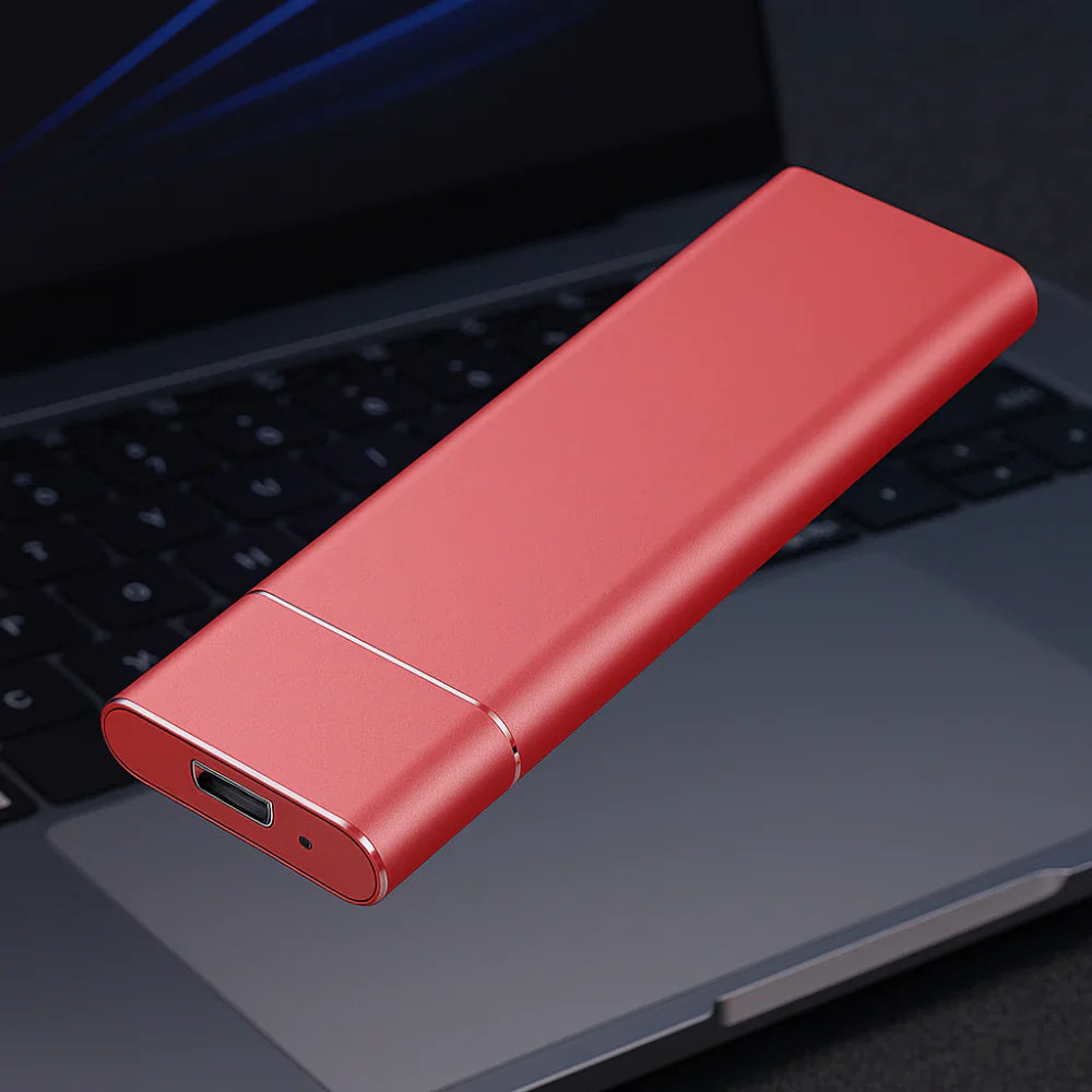 Compact USB External Drive With Aluminum Enclosure