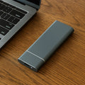 Compact USB External Drive With Aluminum Enclosure