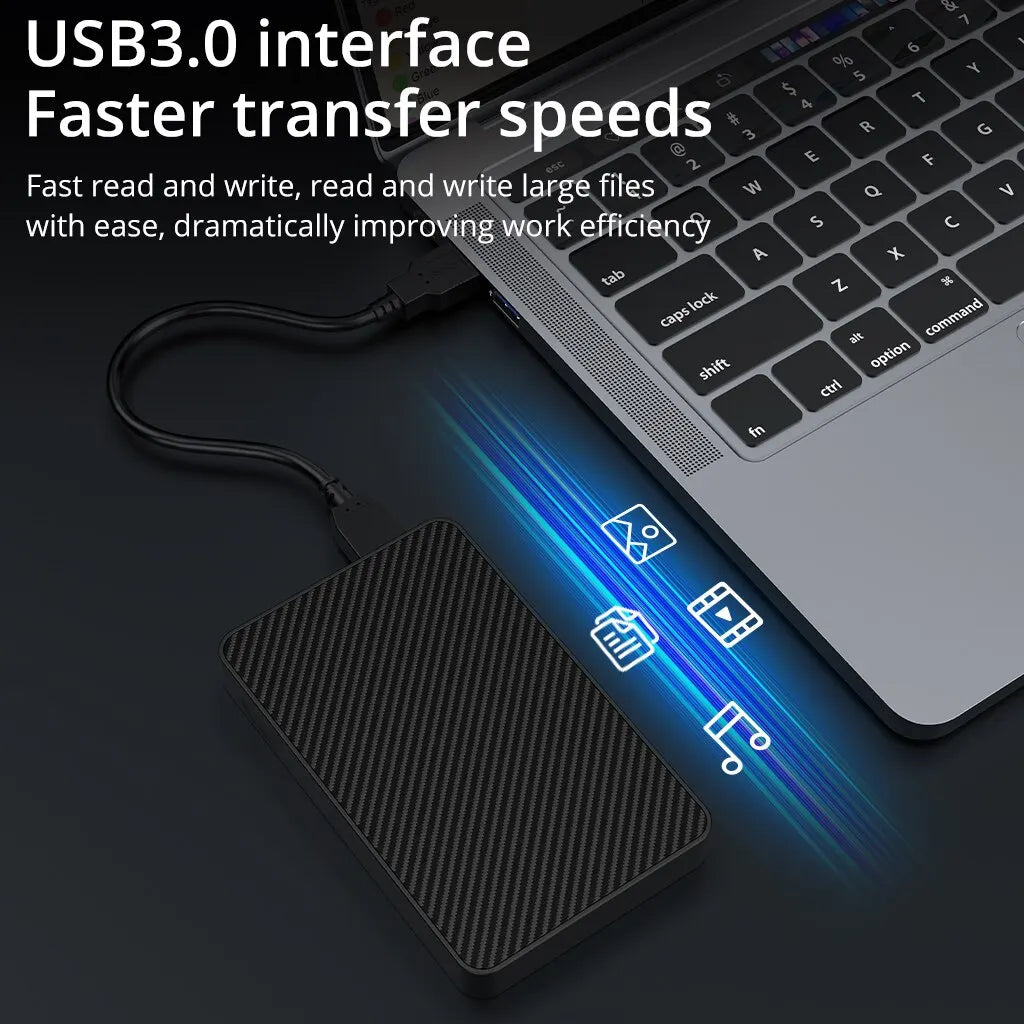 Compact External Portable SSD With USB 3.0 For Quick Data Backup And Storage