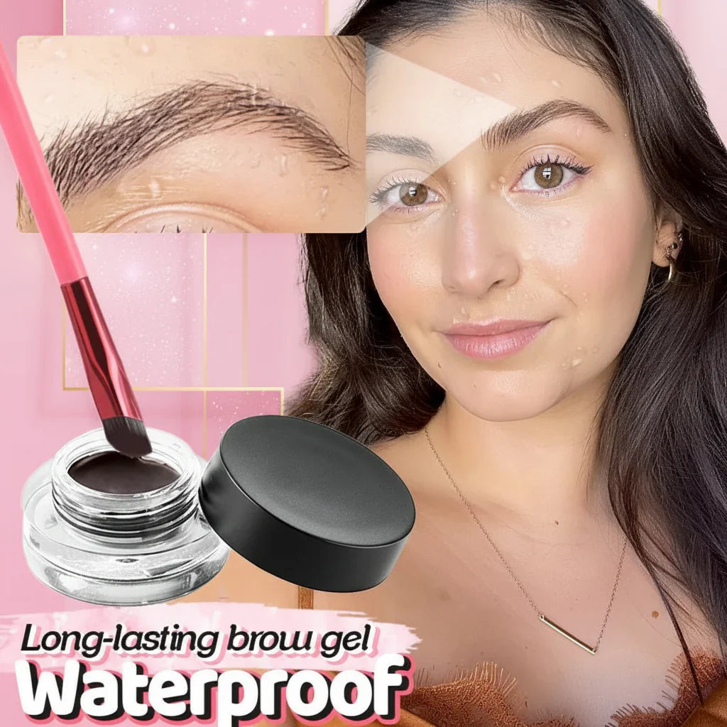 4D nástroj na obočí s razítkovacím štětcem pro voděodolný make-up