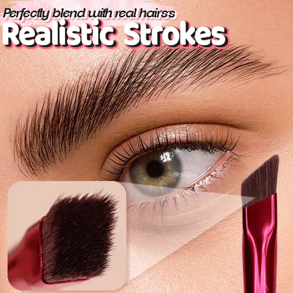 4D nástroj na obočí s razítkovacím štětcem pro voděodolný make-up