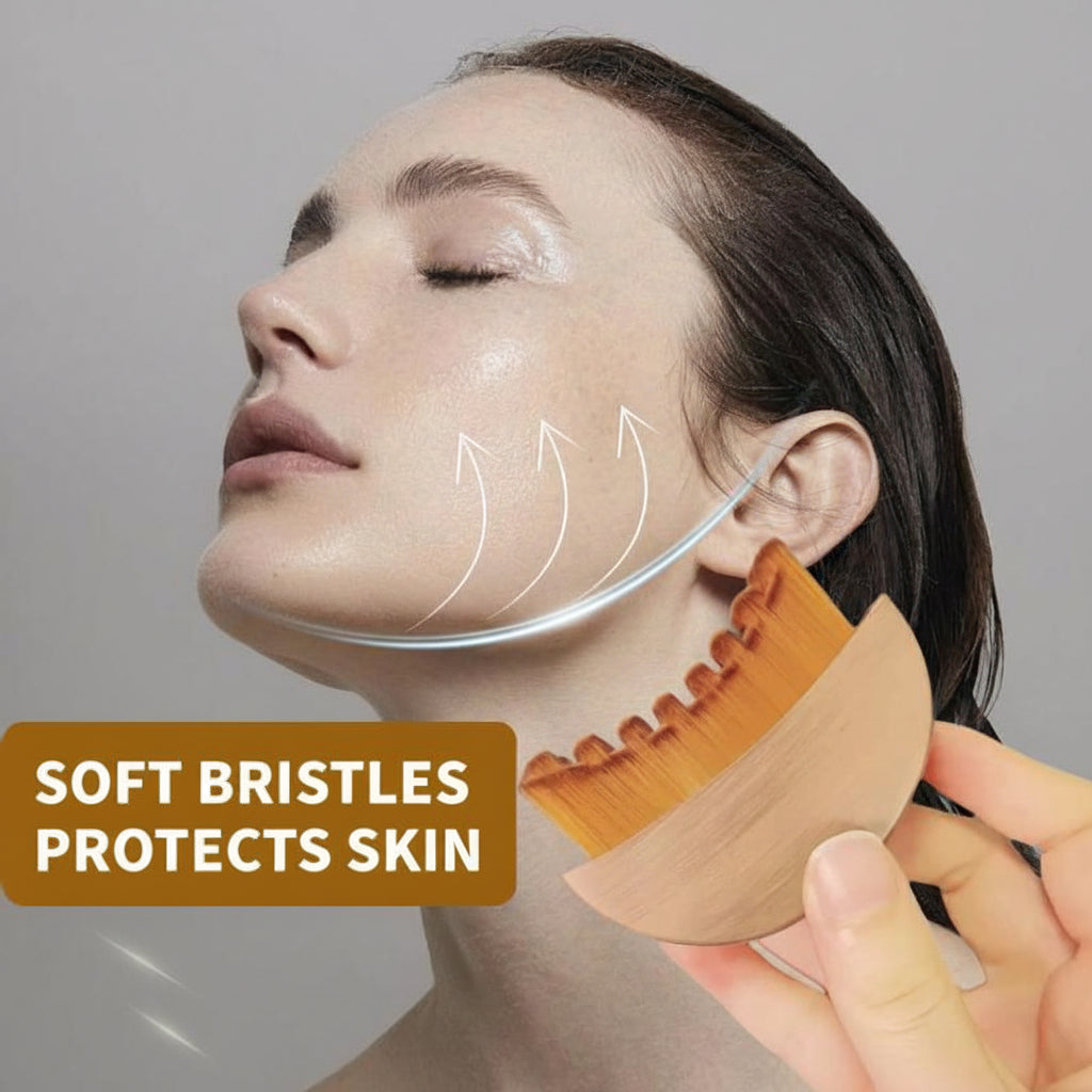 Brosse de massage facial pour un massage doux du visage et le contouring de la mâchoire et du menton