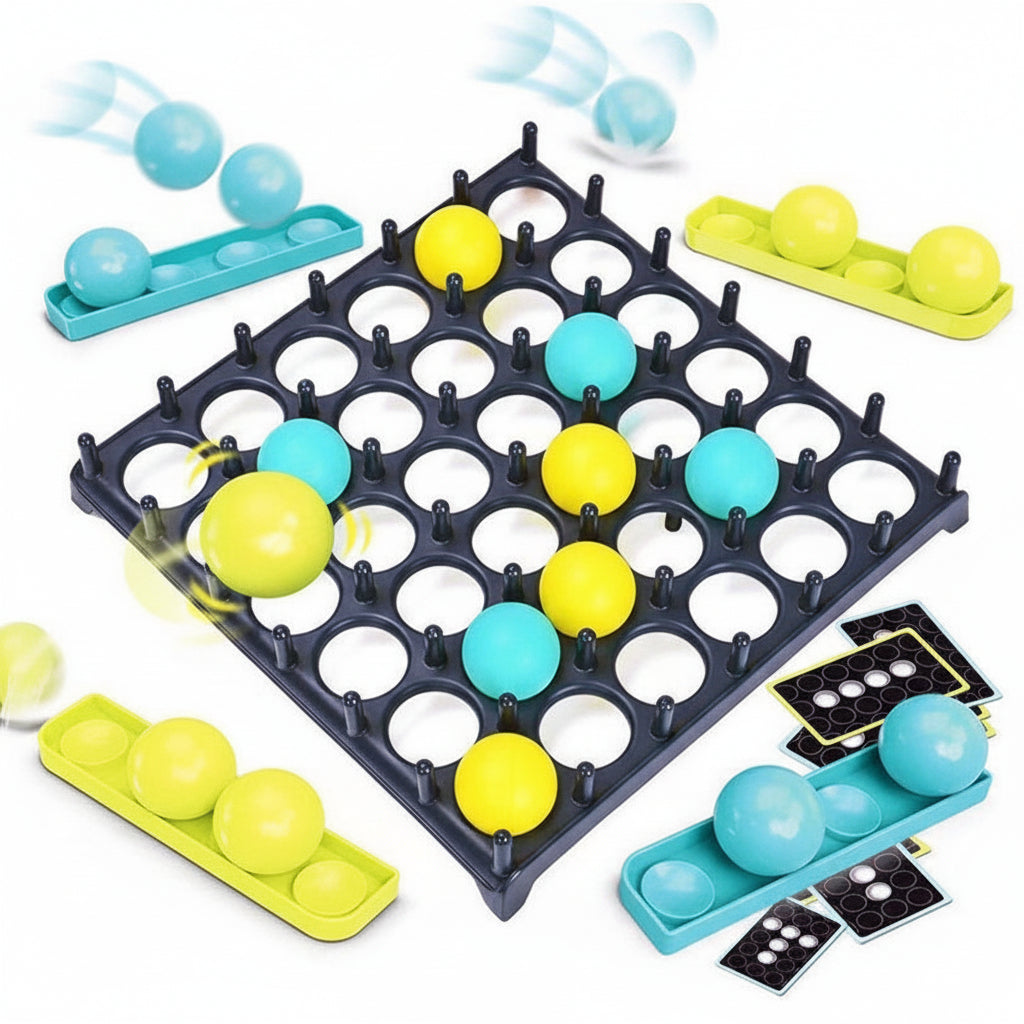 Gioco da tavolo interattivo per feste con lancio della palla e gioco di connessione