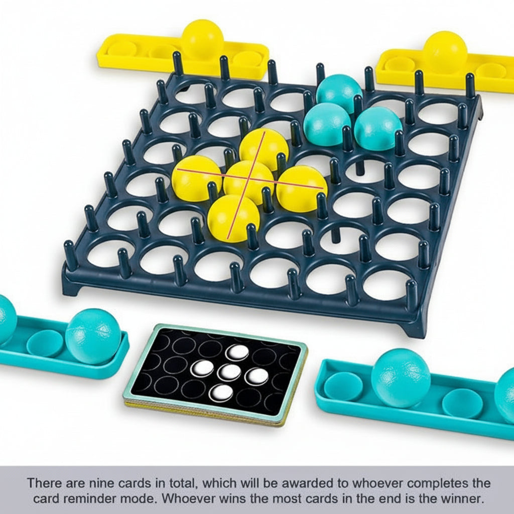 Gioco da tavolo interattivo per feste con lancio della palla e gioco di connessione