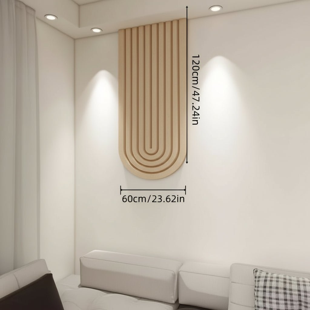LumaCurve Curved Felt Organizer Pinboard For Decorative Wall Display