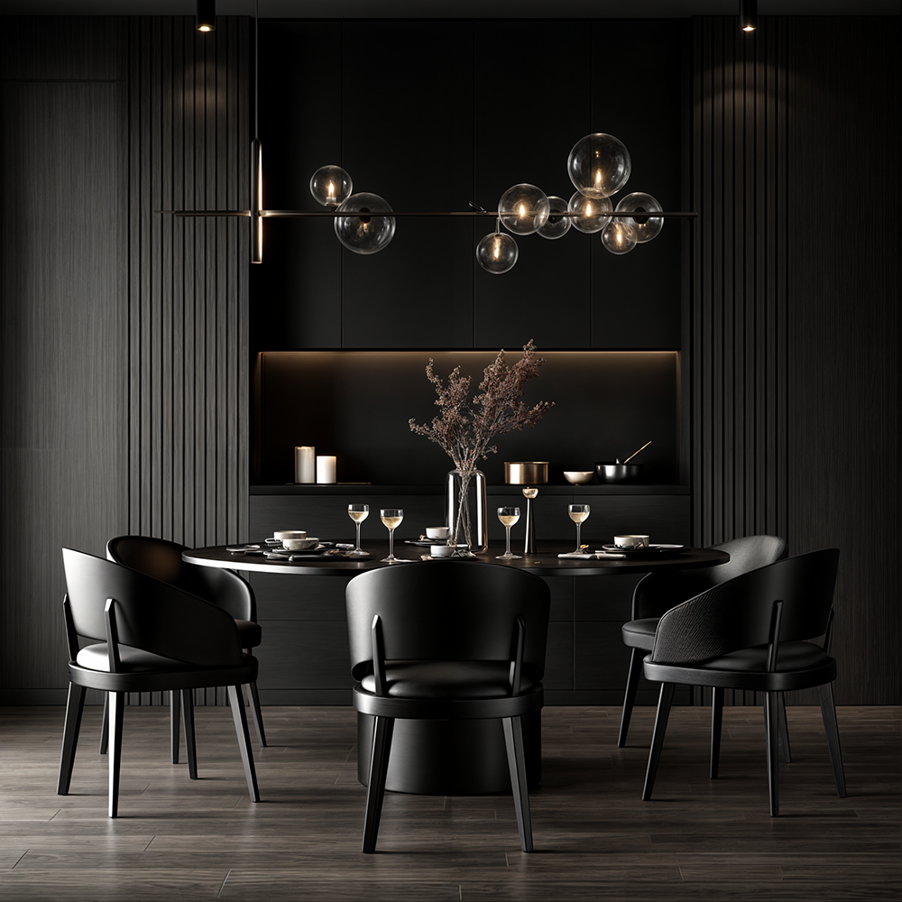 Aurelia glasljuskrona från LumeCraft med aluminiumram och handblåst glas
