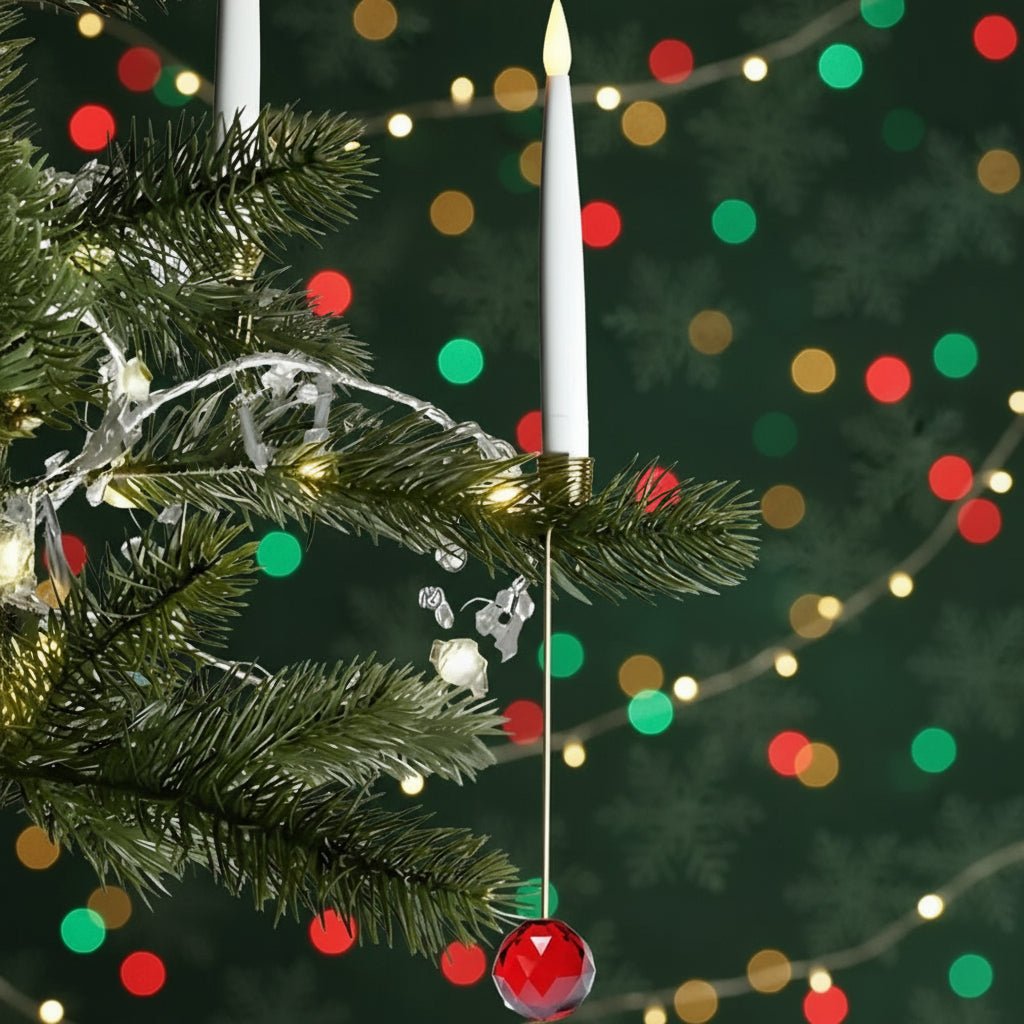 AstraGlow LED flammesfri lyssett for juletre og festdekorasjon