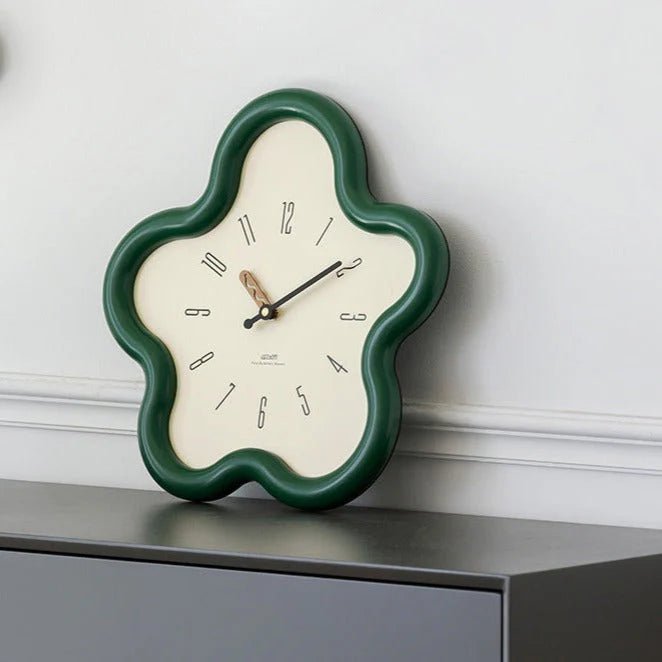 PetalGlow 3D Flower Pendulum Wall Clock With Silent Movement