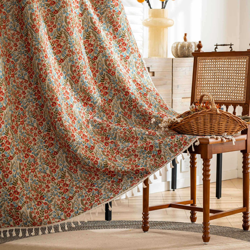 Rideau occultant Hearthside style maison de campagne pour salon et chambre