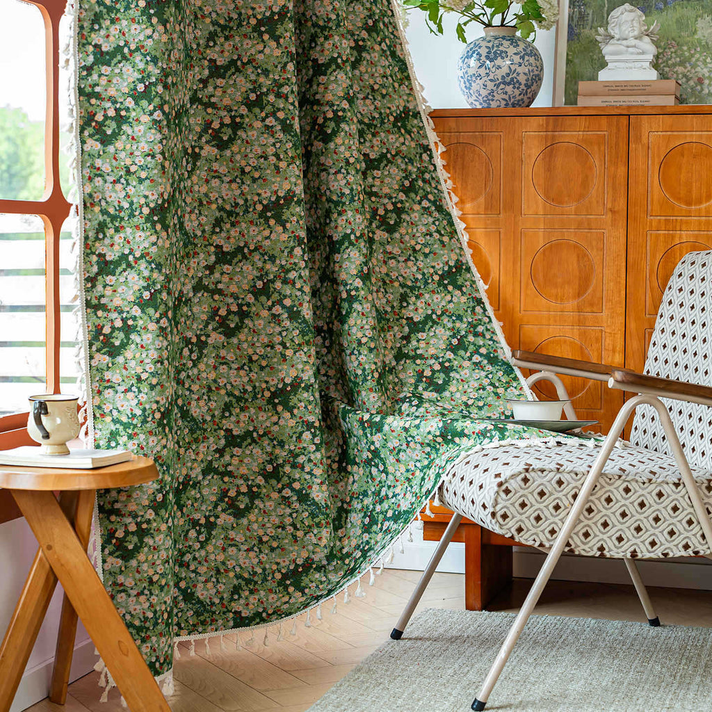 Rideau occultant Hearthside style maison de campagne pour salon et chambre