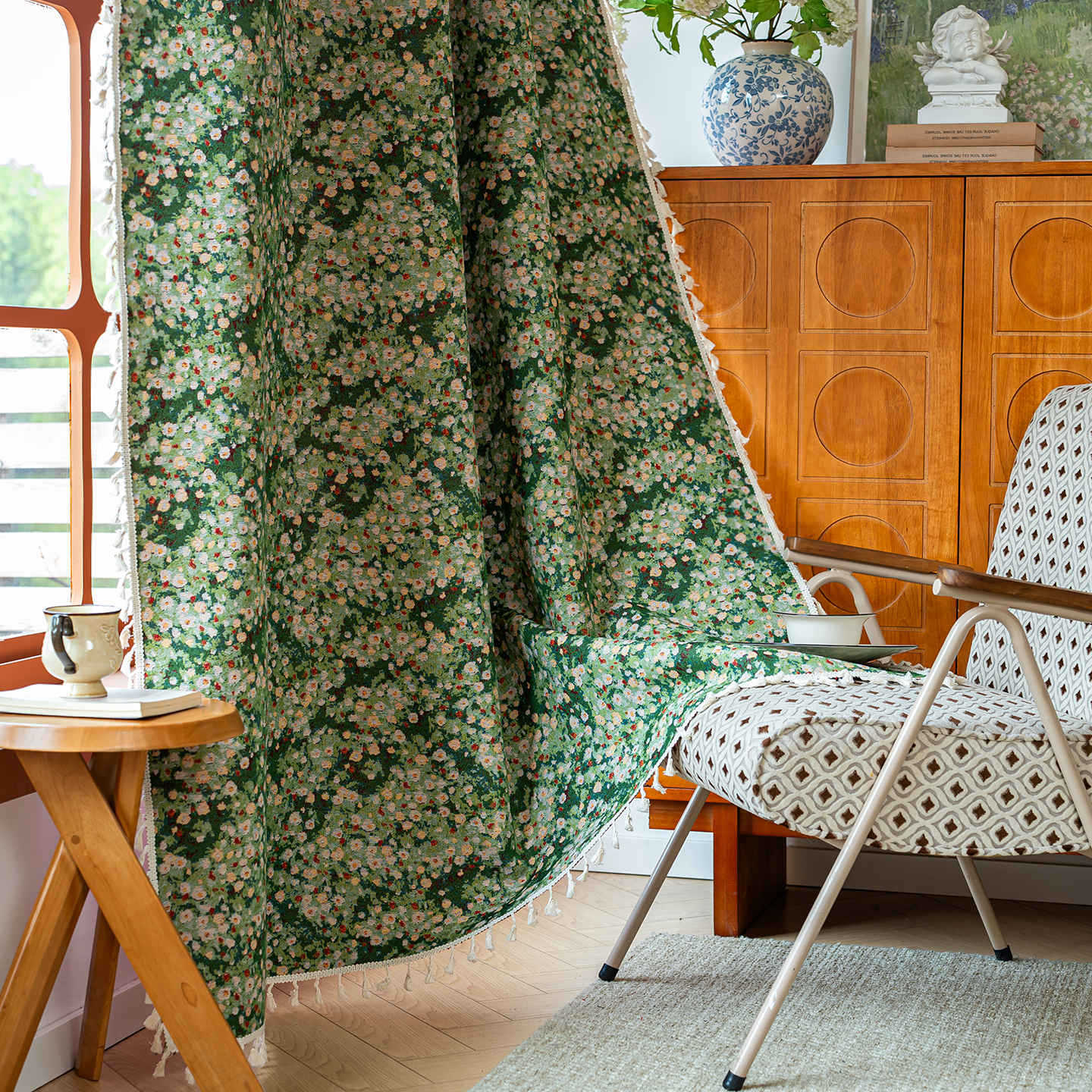 Rideau occultant Hearthside style maison de campagne pour salon et chambre