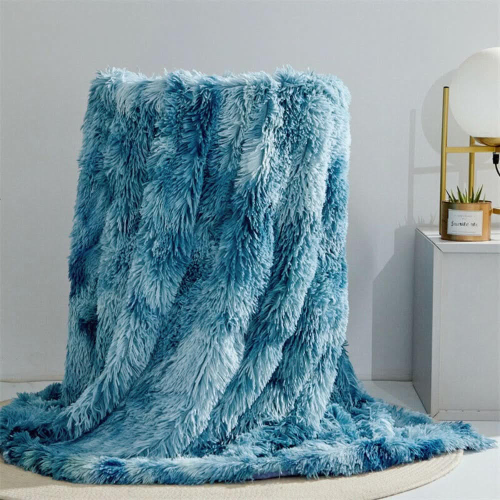 VelvetLush nepbont deken met zachte fluwelen warmte