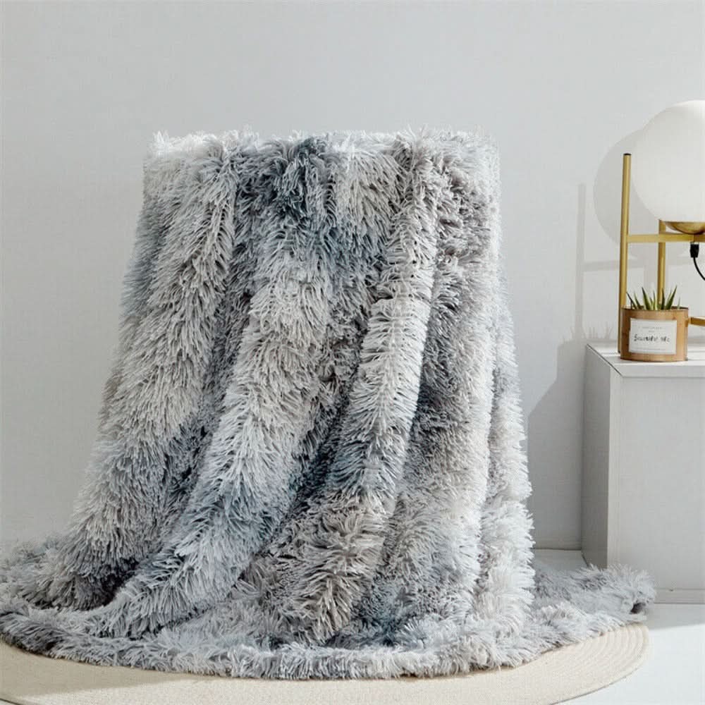 VelvetLush nepbont deken met zachte fluwelen warmte
