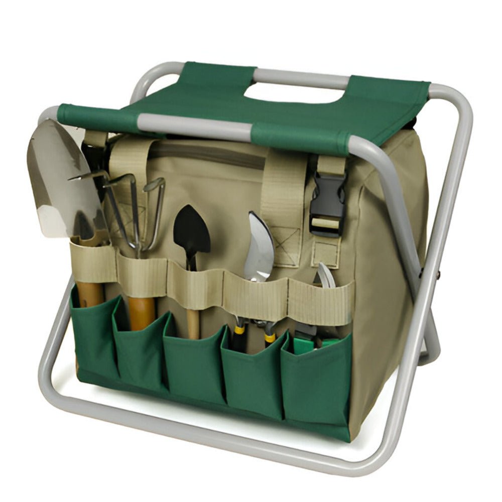 Fold Away Garden Tool Set Compact Foldable and Durable for Home Garden Travel