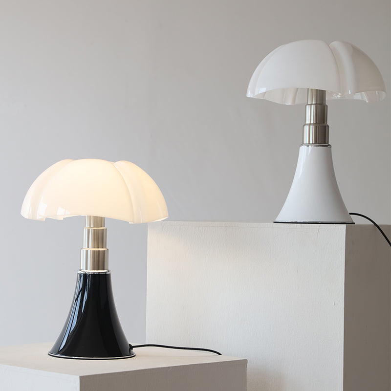 Retro moderní akcentní světlo s vintage LED stolní lampou