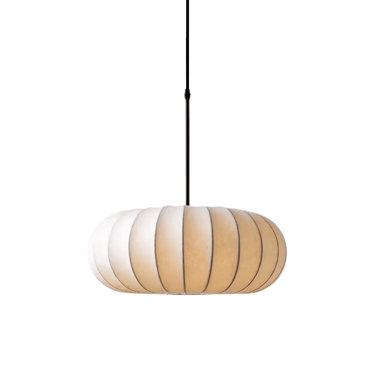 Rund loftlampe med stofskærm, 12-tommer diameter | Rosalyssa