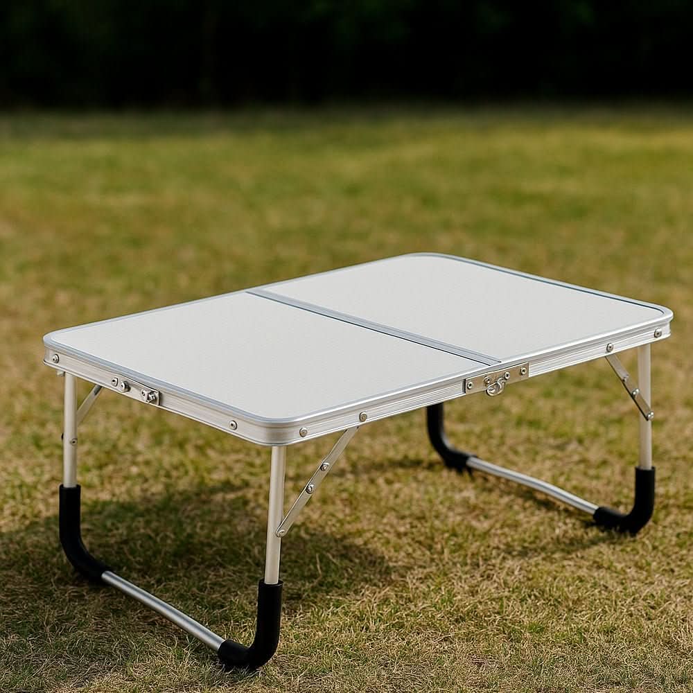 SummitFold Outdoor Table With Aluminium Frame And Suitcase Design