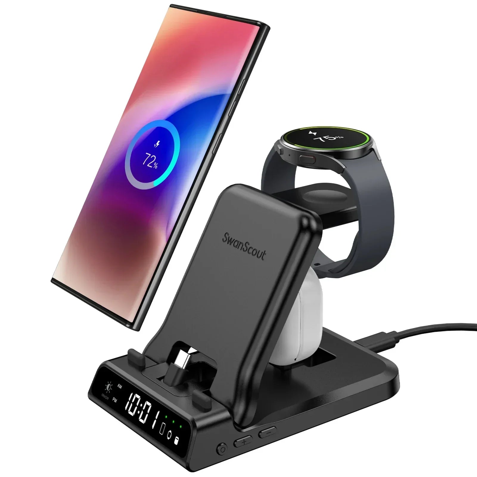 محطة إرساء وشحن USB-C لأجهزة متعددة | روزاليسا