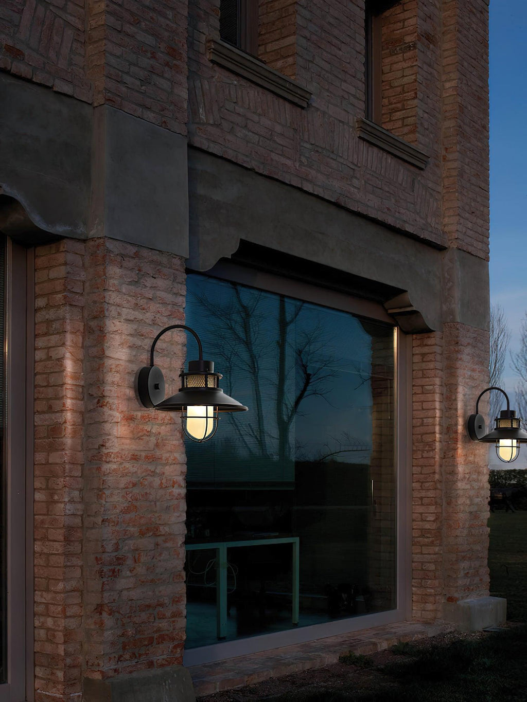 Felix Industrial Outdoor Wall Lantern Waterproof Exterior Light Fixture
