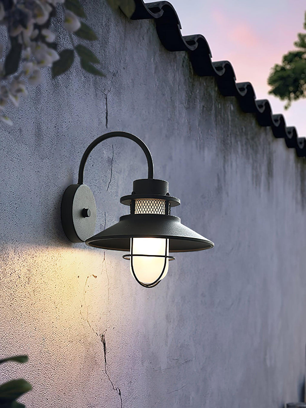 Felix Industrial Outdoor Wall Lantern Waterproof Exterior Light Fixture