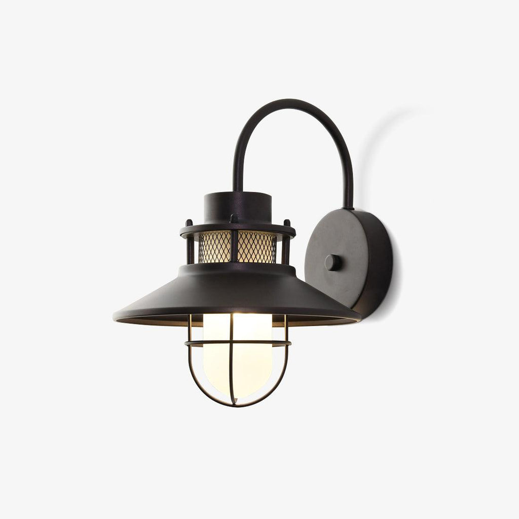 Felix Industrial Outdoor Wall Lantern Waterproof Exterior Light Fixture