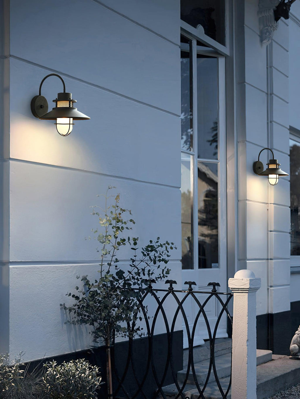 Felix Industrial Outdoor Wall Lantern Waterproof Exterior Light Fixture