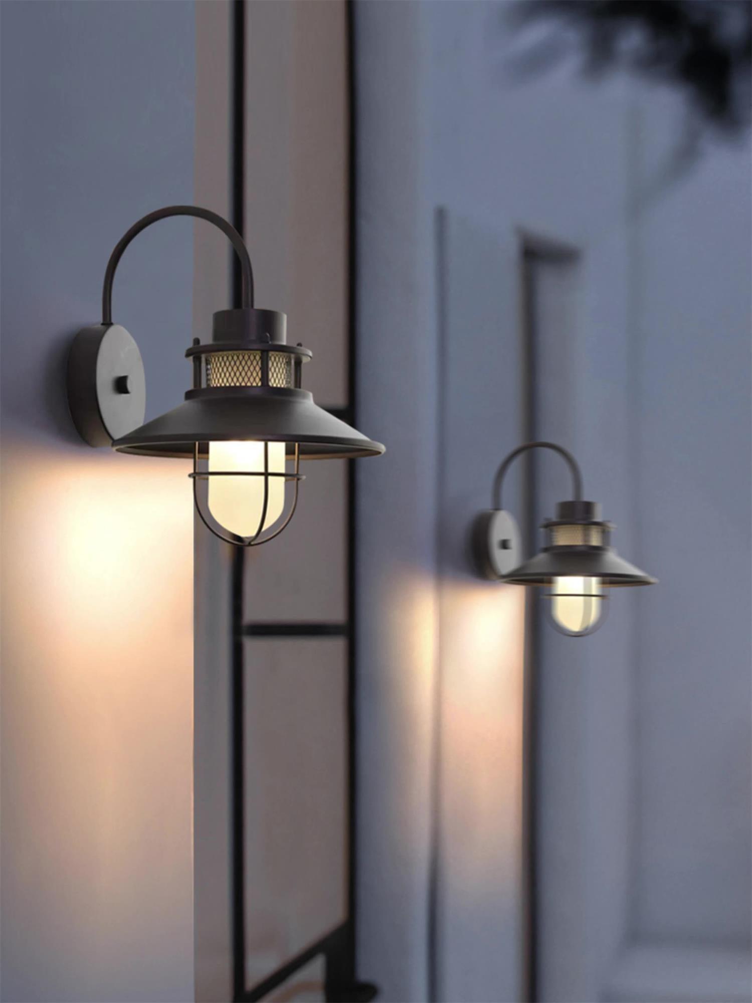 Felix Industrial Outdoor Wall Lantern Waterproof Exterior Light Fixture