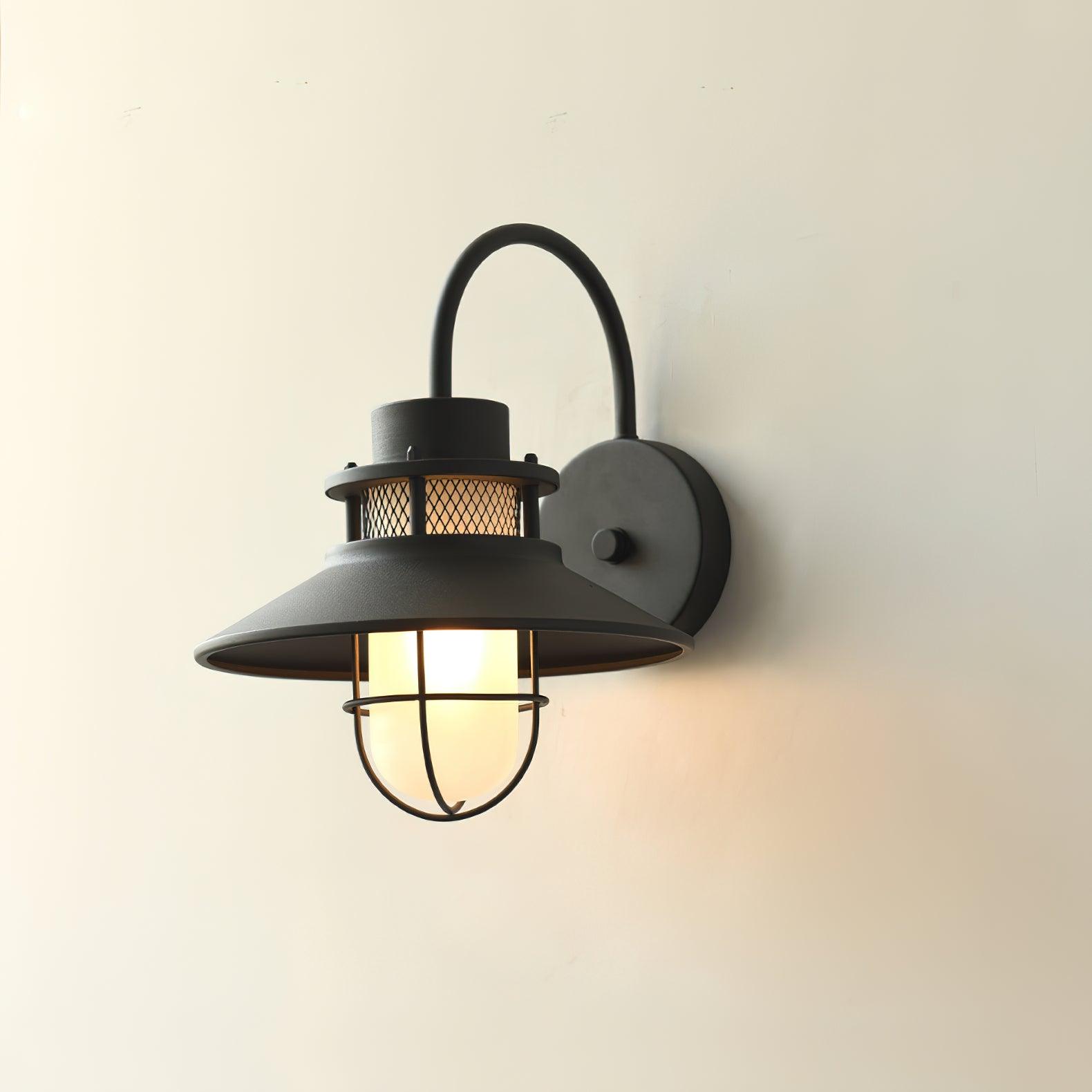 Felix Industrial Outdoor Wall Lantern Waterproof Exterior Light Fixture