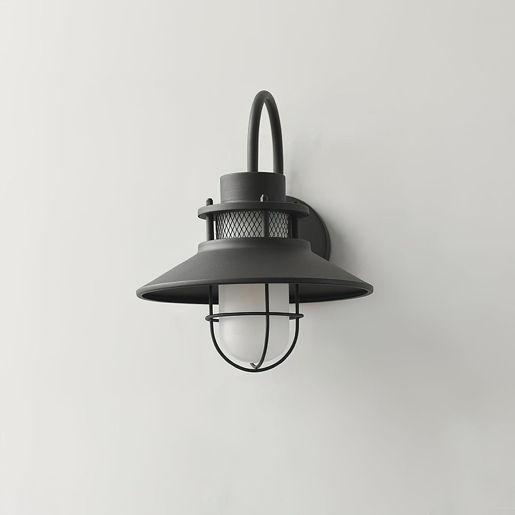 Felix Industrial Outdoor Wall Lantern Waterproof Exterior Light Fixture