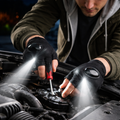 Flashlight Gloves With LED Finger Lights For Outdoor Work