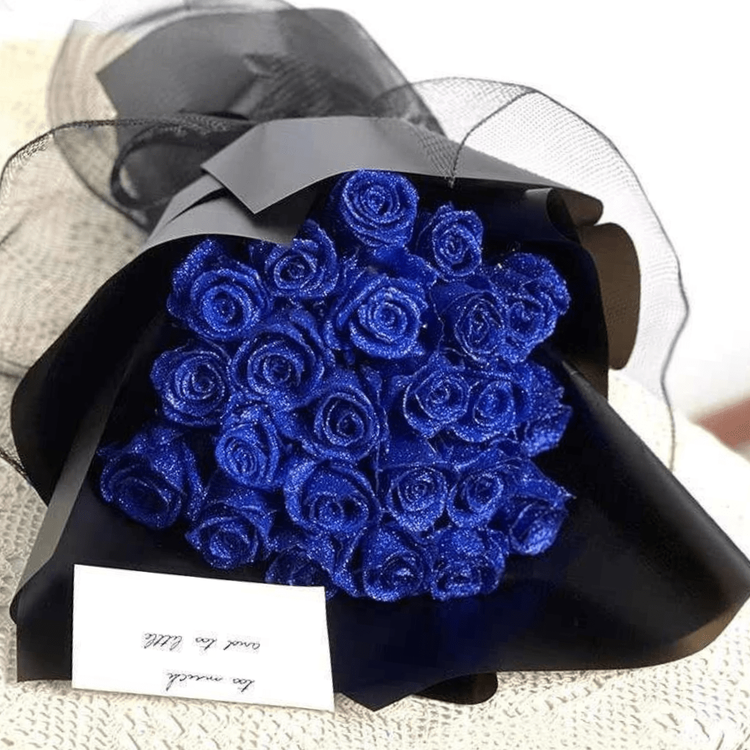 Aurelia Eternal Bloom Rose Glitter Rose for Romantic Gifts and Home Decor